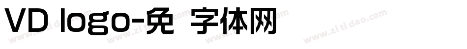 VD logo字体转换